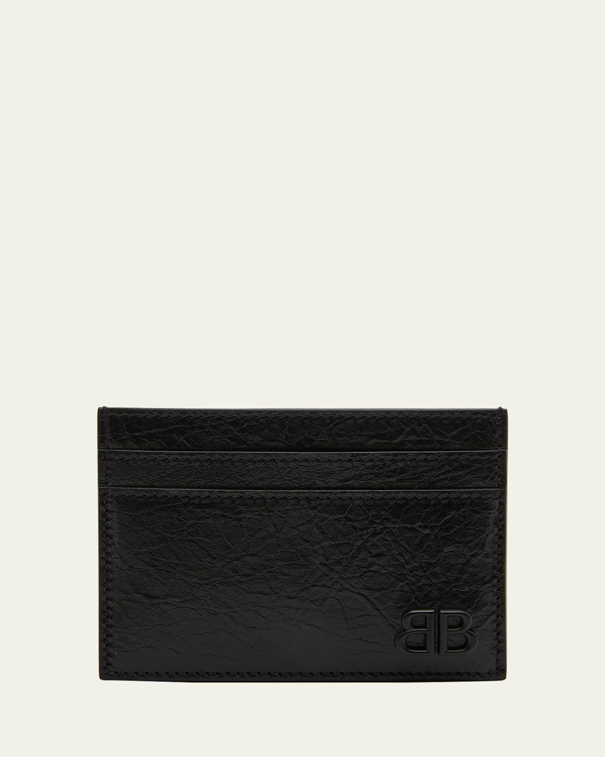 Men's Monaco BB-Logo Lambskin Card Holder