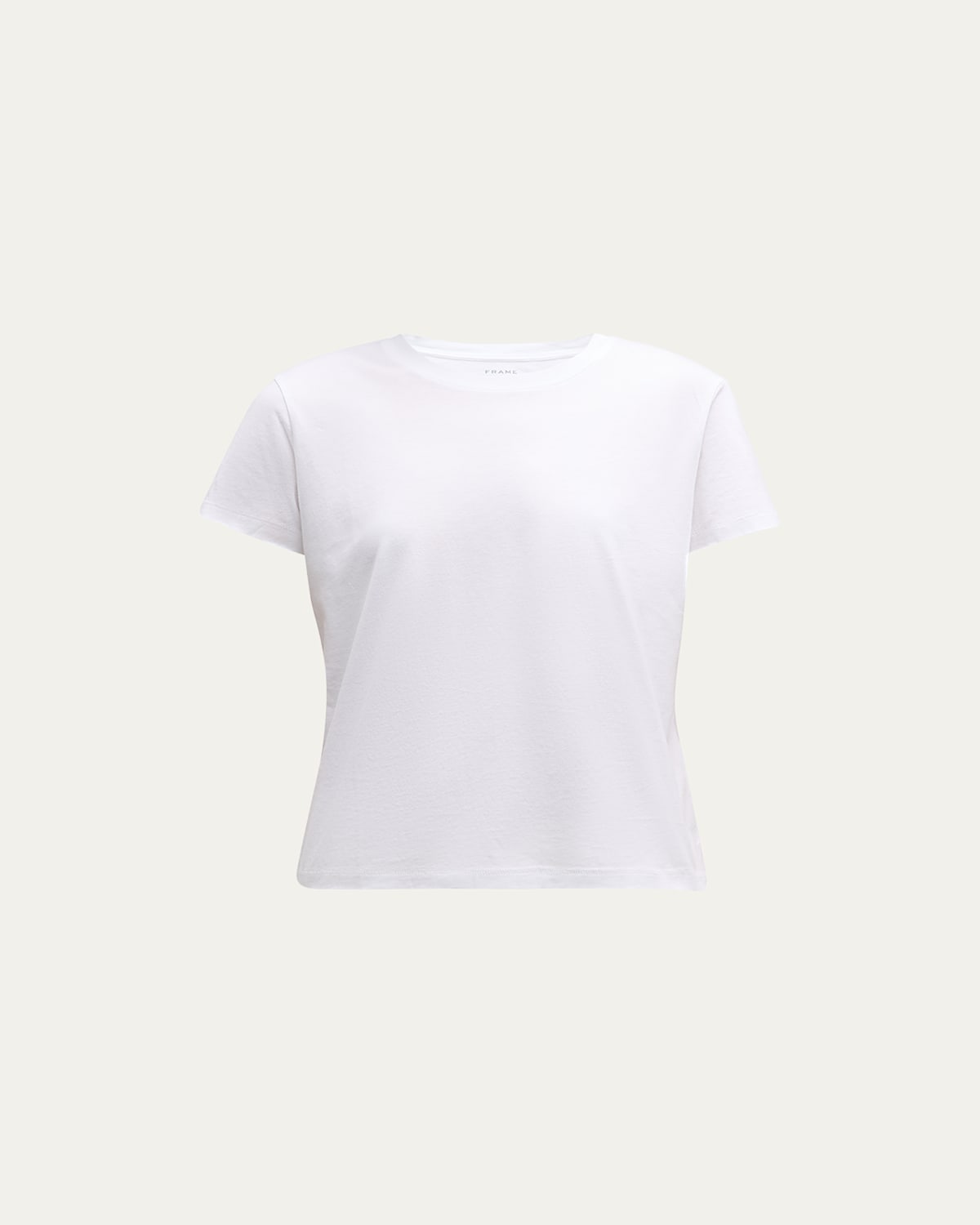 Frame Baby Tee In White