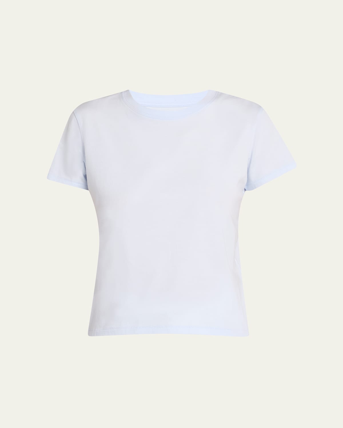 Shop Frame Baby Tee In Light Chambray