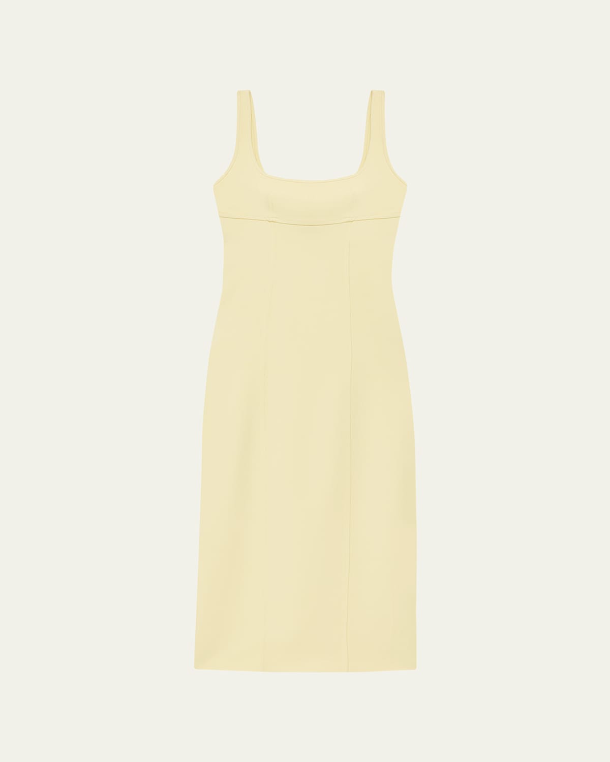 Tie-Back Long Sleeveless Sheath Dress