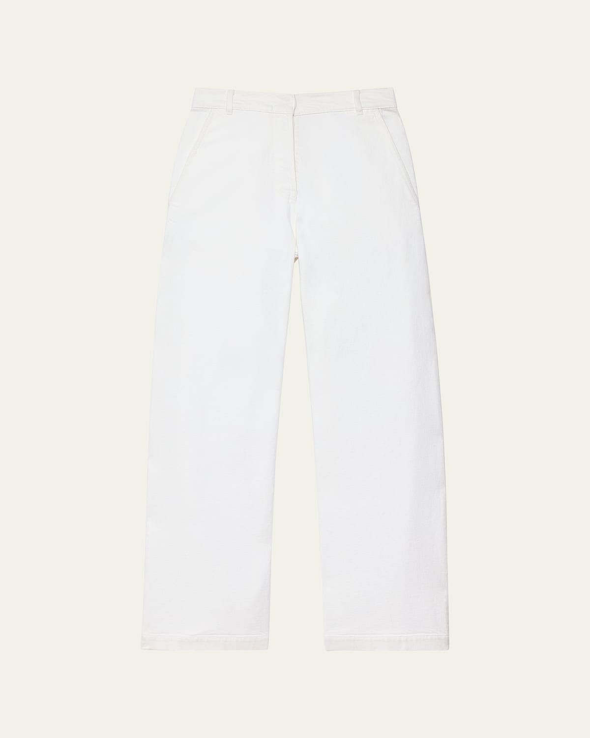 Carpenter Denim Wide-Leg Pants