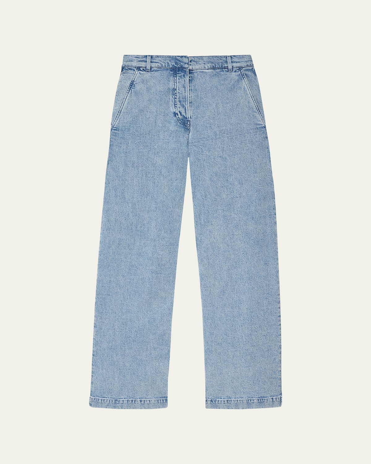 Carpenter Denim Wide-Leg Pants