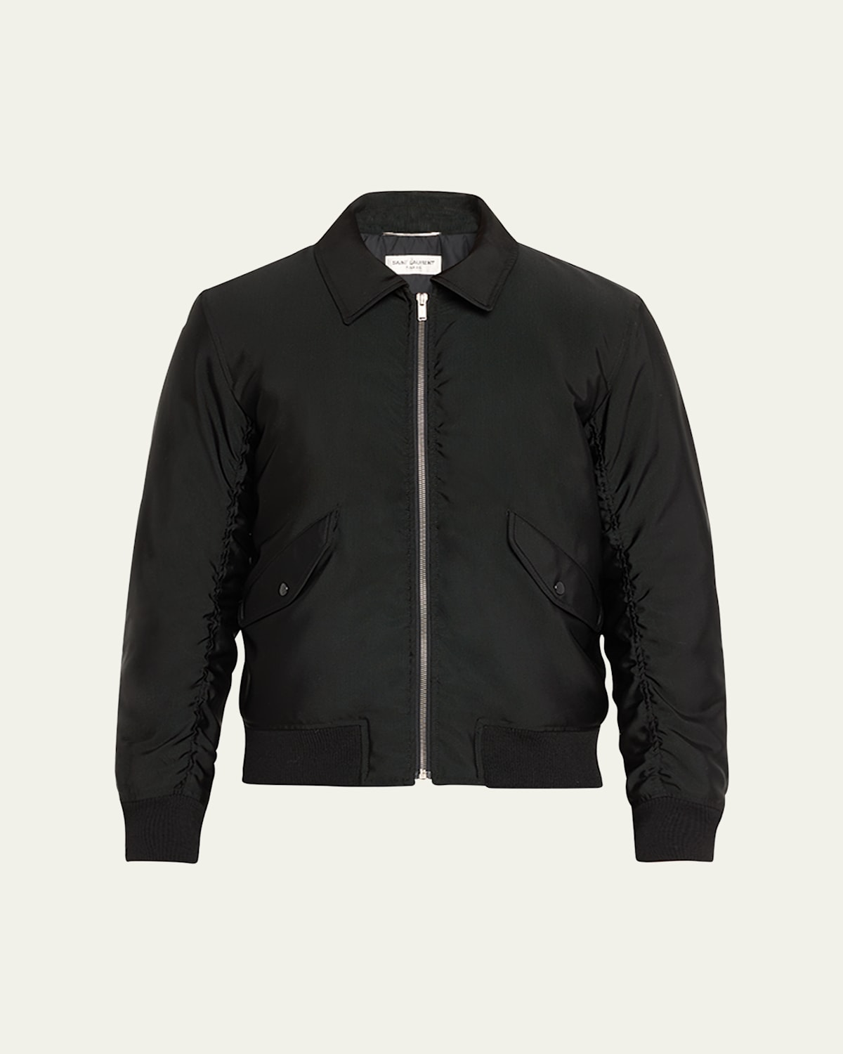 Men's Faille Bomber Jacket