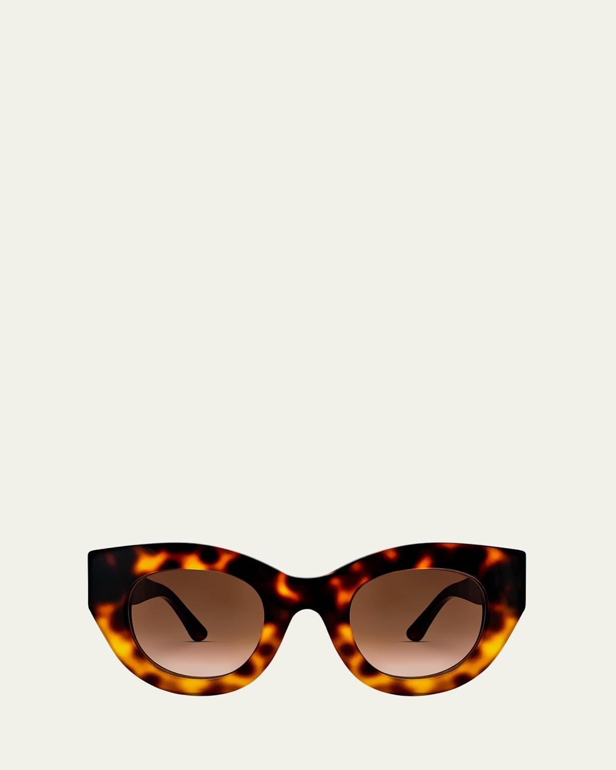 Thierry Lasry Cinematy 050 Cat Eye Sunglasses In Brown