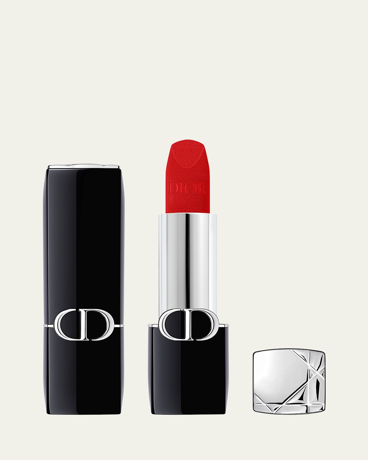 Dior Rouge Velvet Lipstick In 999  - Velvet