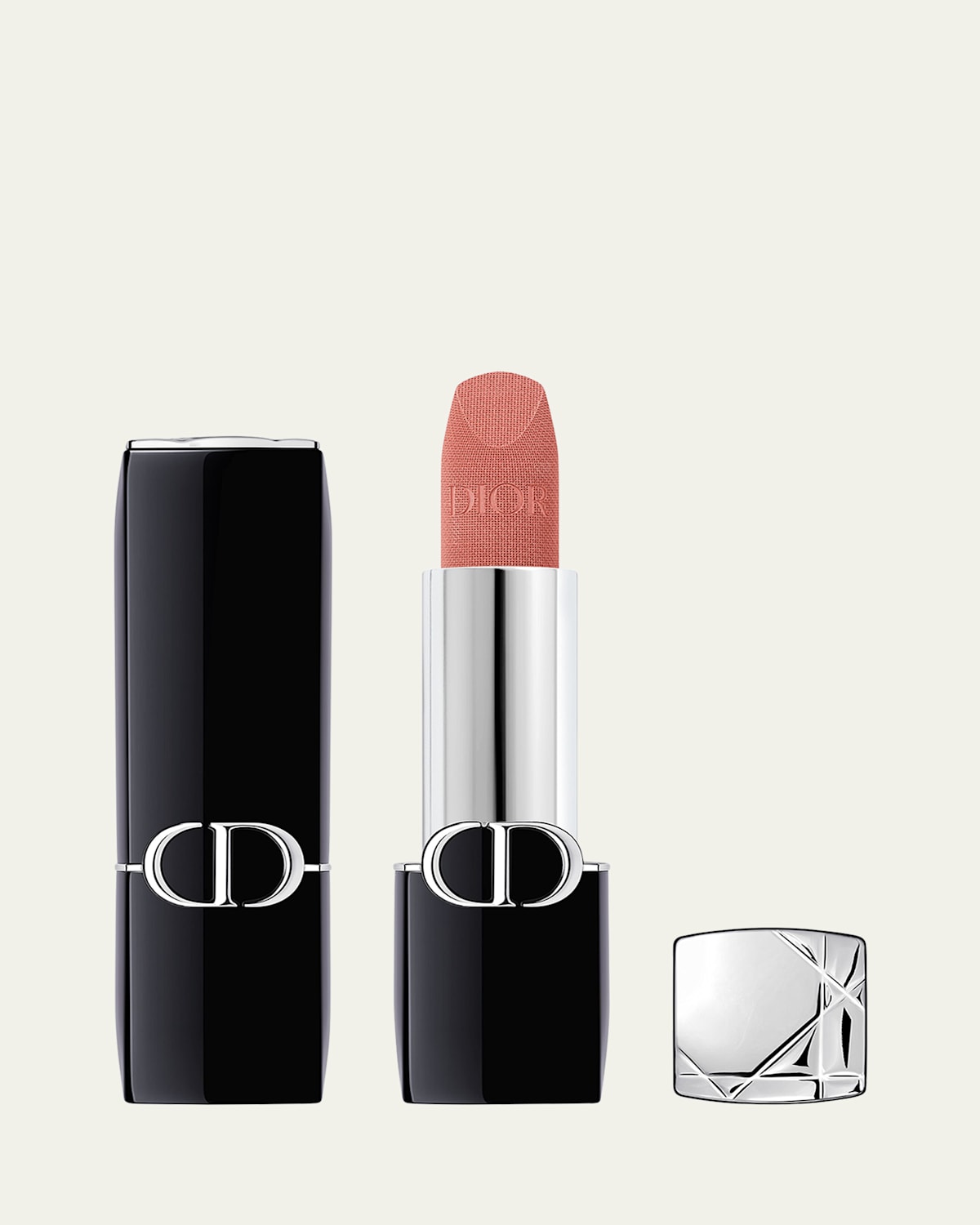 Dior Rouge Velvet Lipstick In 100 Nude Look - Velvet