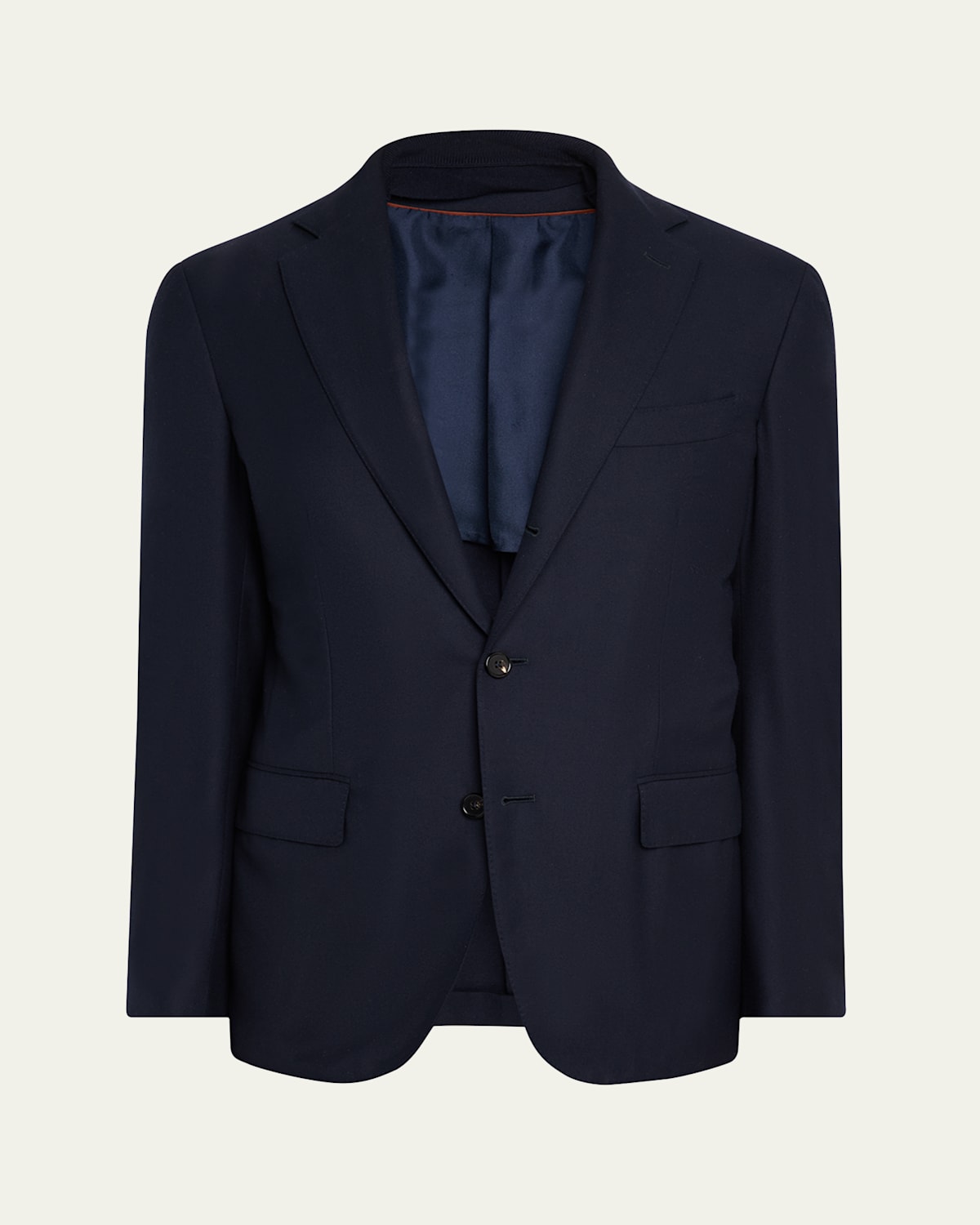 Loro Piana Men's New Order Sport Coat With Zipped Bib In Blue