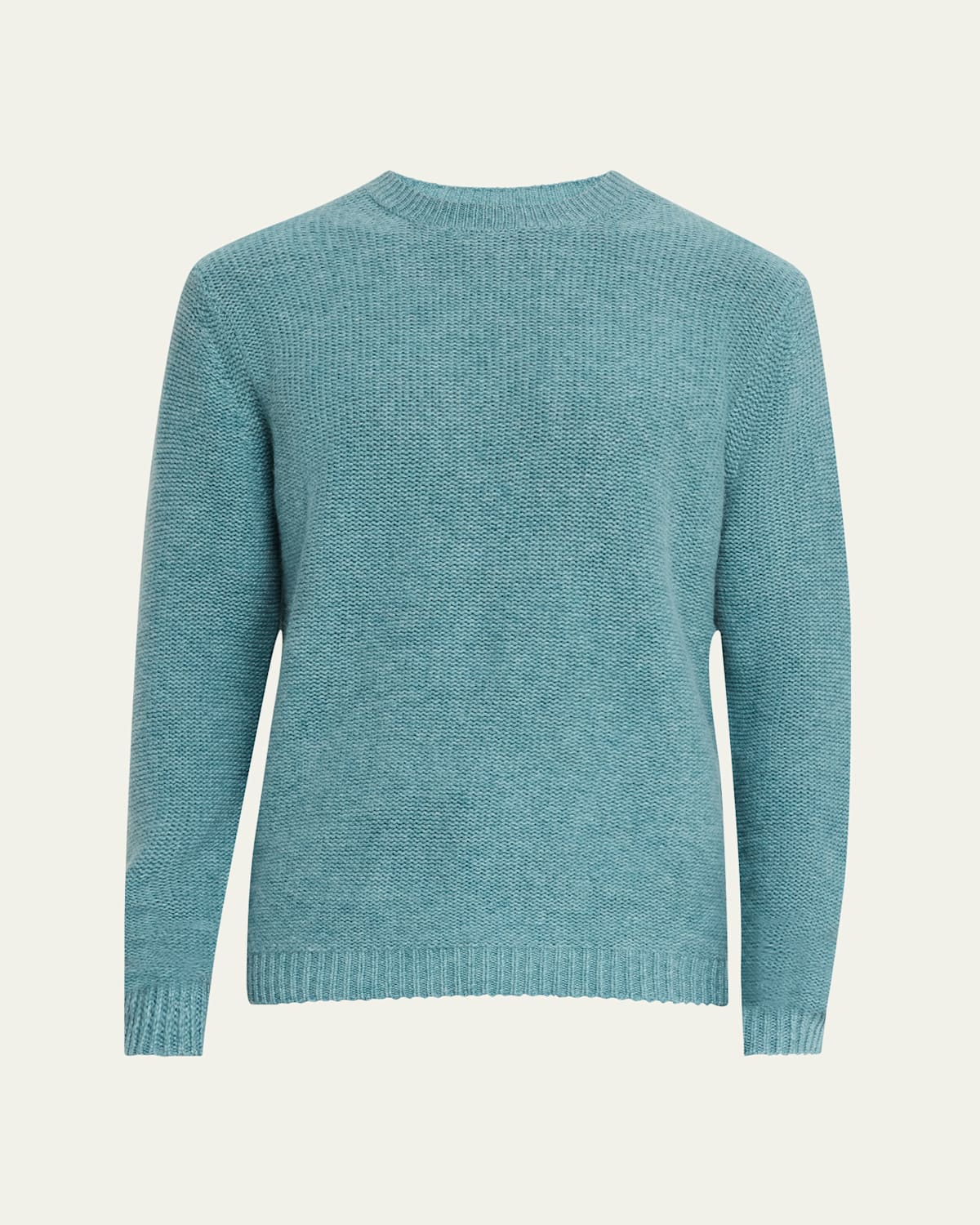Men's Textured Cashmere Crewneck Sweater