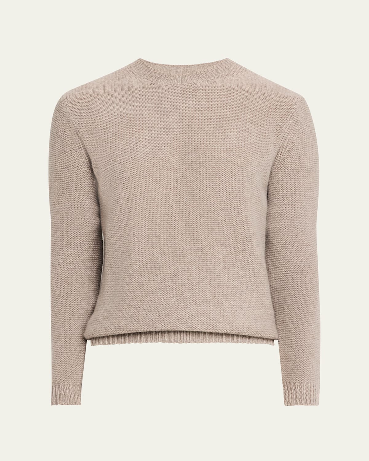 Men's Textured Cashmere Crewneck Sweater