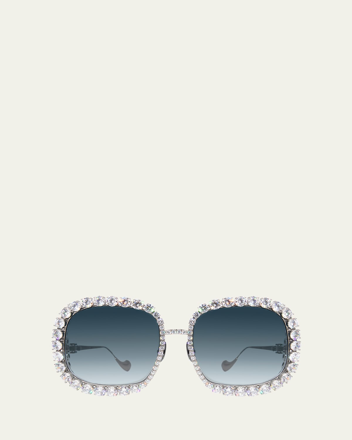 Starry Sky Mixed-Media Square Sunglasses