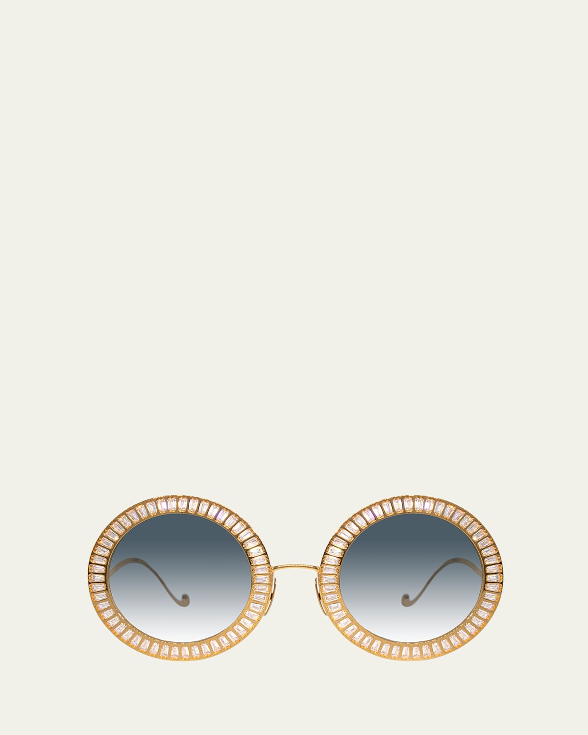 Magic You 2 Stainless Steel Round Sunglasses