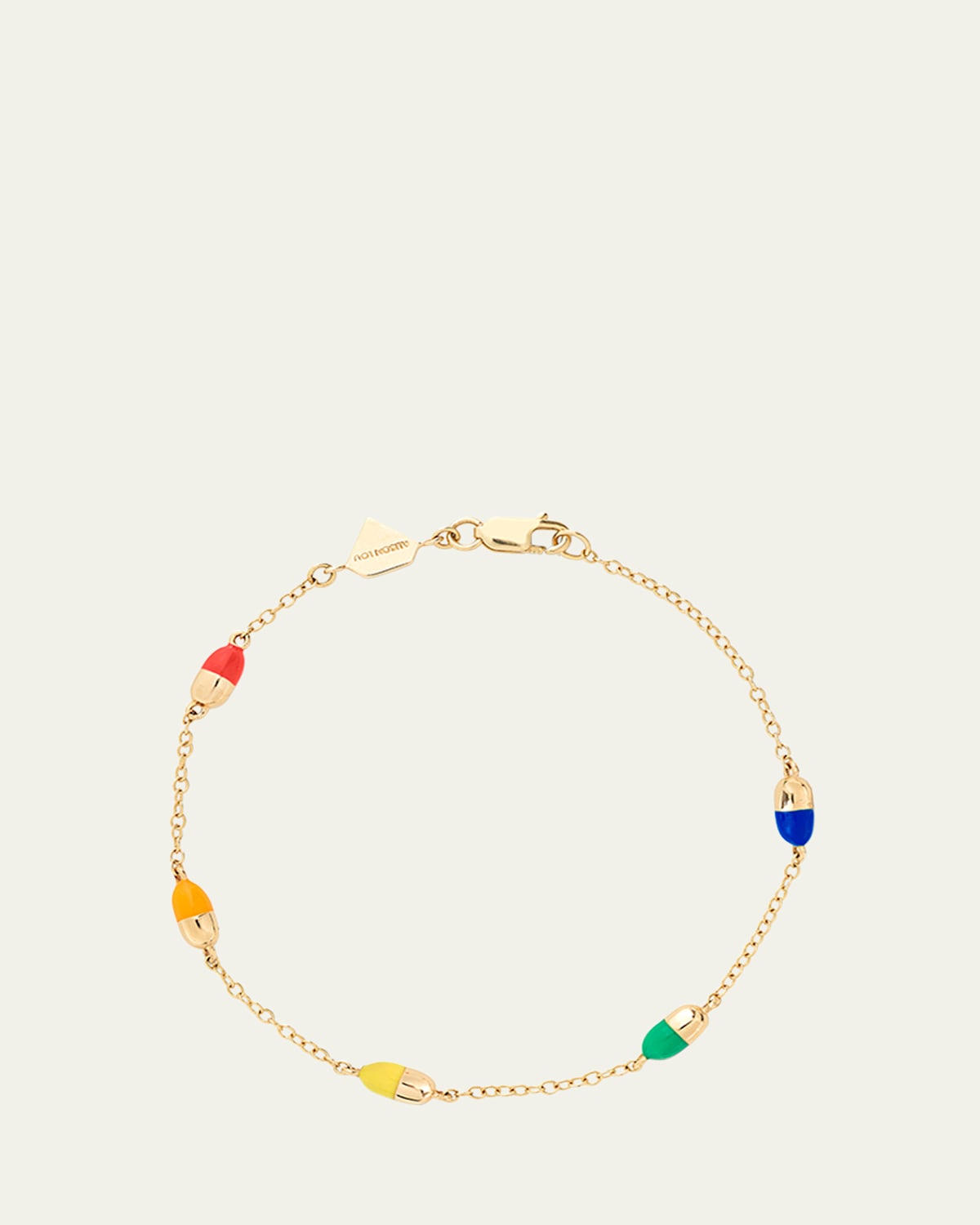 Alison Lou 14K Yellow Gold Pill By-The-Yard Bracelet