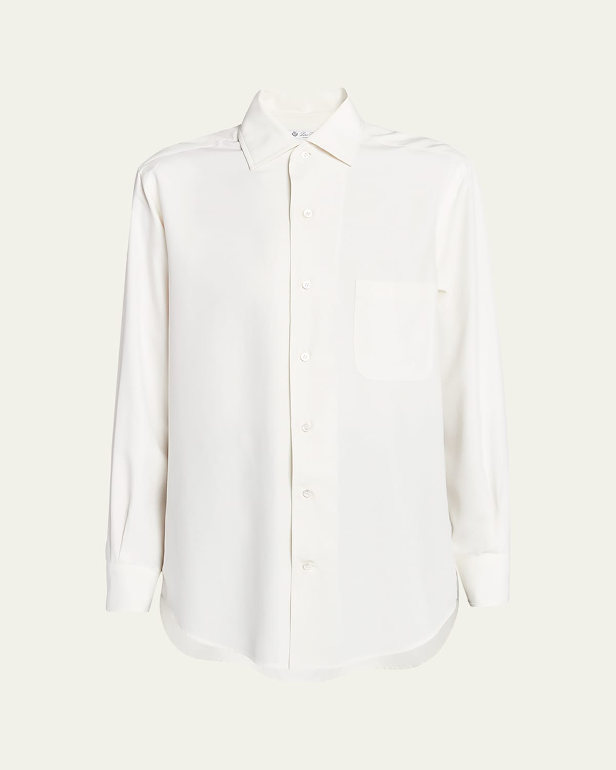 Andre Button Down Silk Blouse
