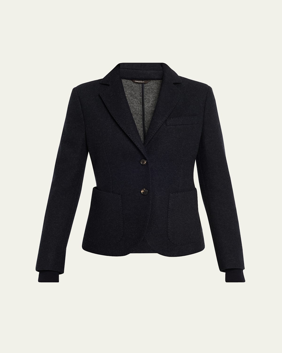 Loro Piana Cashmere Sweater Jacket In Blue