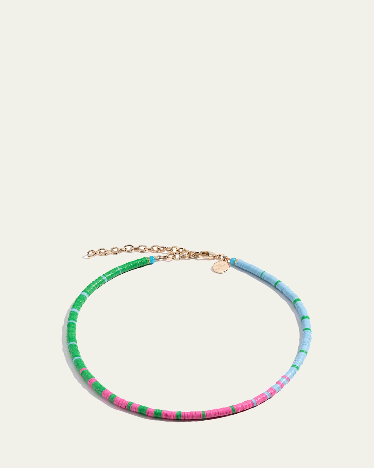Louise Choker with 4mm Heishi Beads
