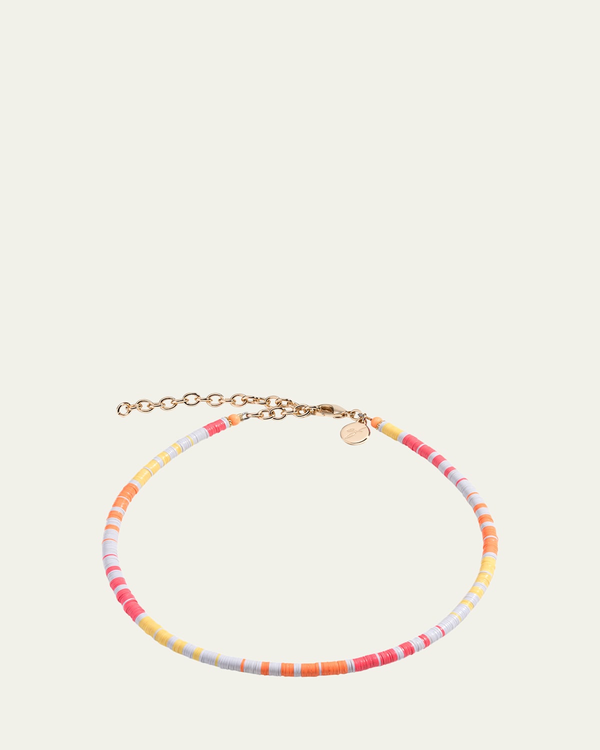 Louise Choker with 4mm Heishi Beads