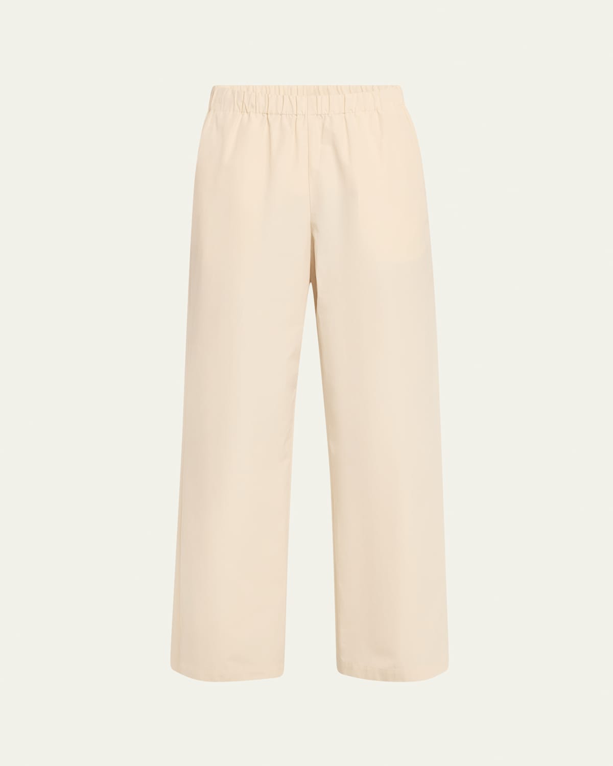 Riverside Wide-Leg Organic Cotton Poplin Pants