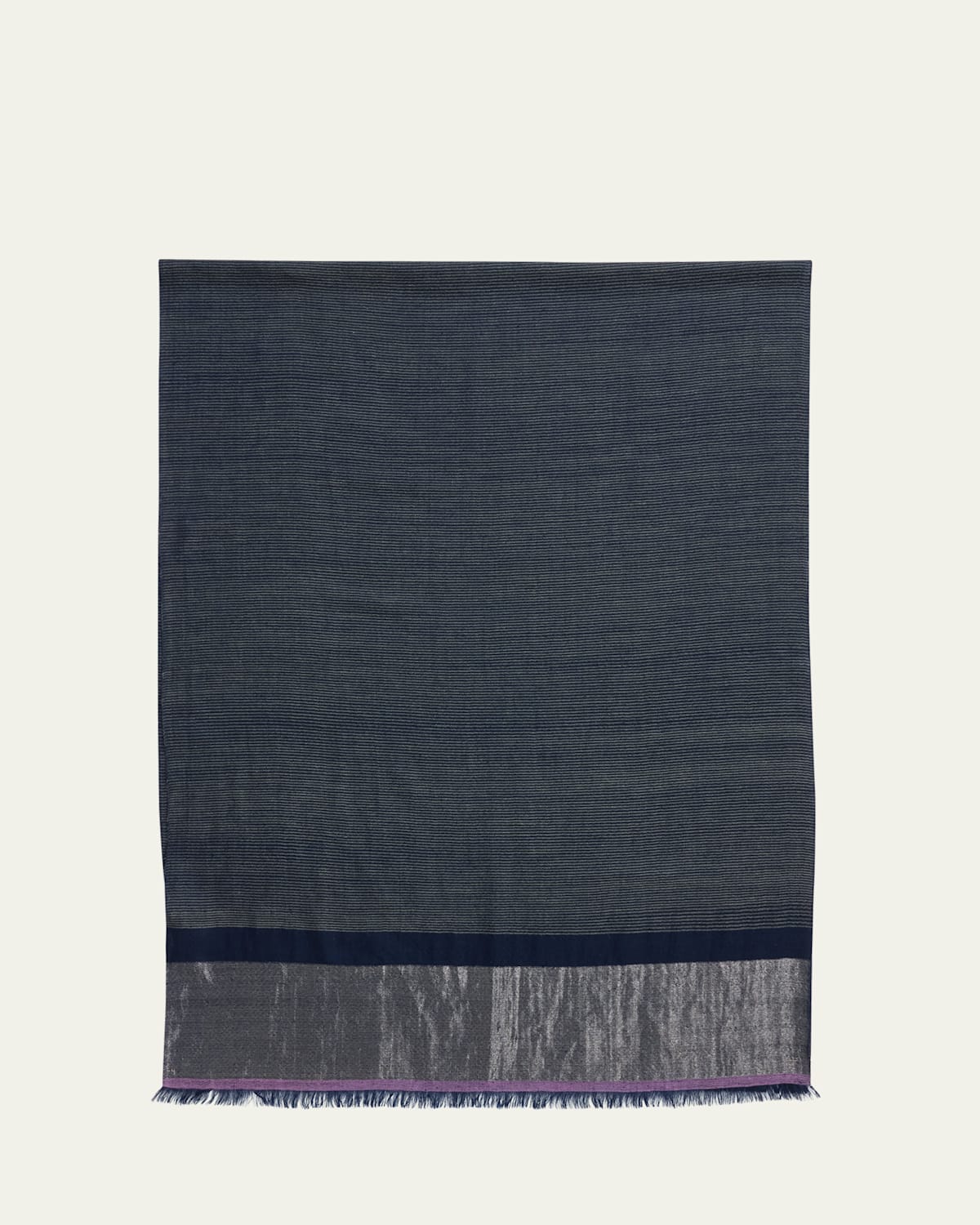Stria Diamond Weave Cashmere Stole