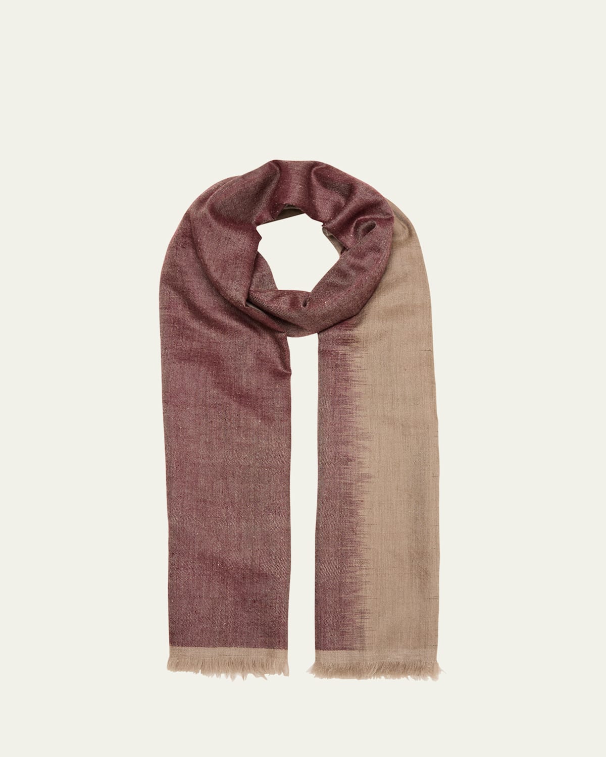 Rohan Ikat-Dyed Cashmere Shawl