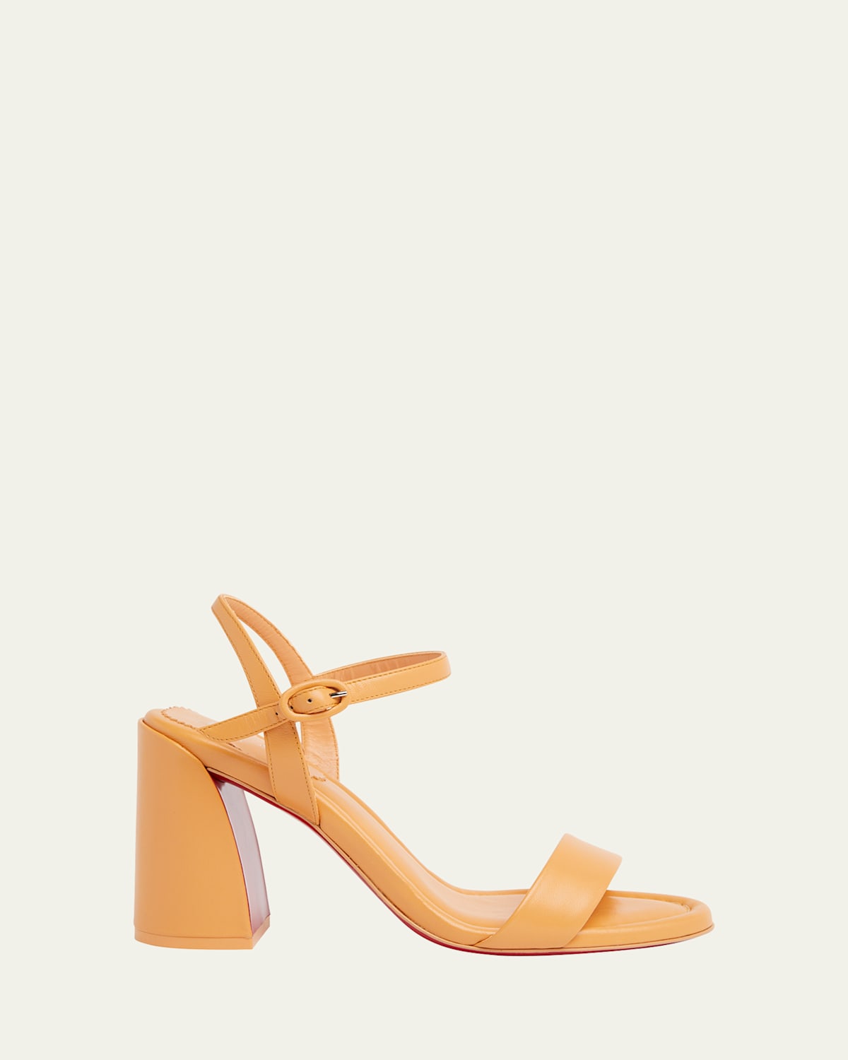 Christian Louboutin Miss Jane Red Sole Ankle-strap Sandals In Giraffe