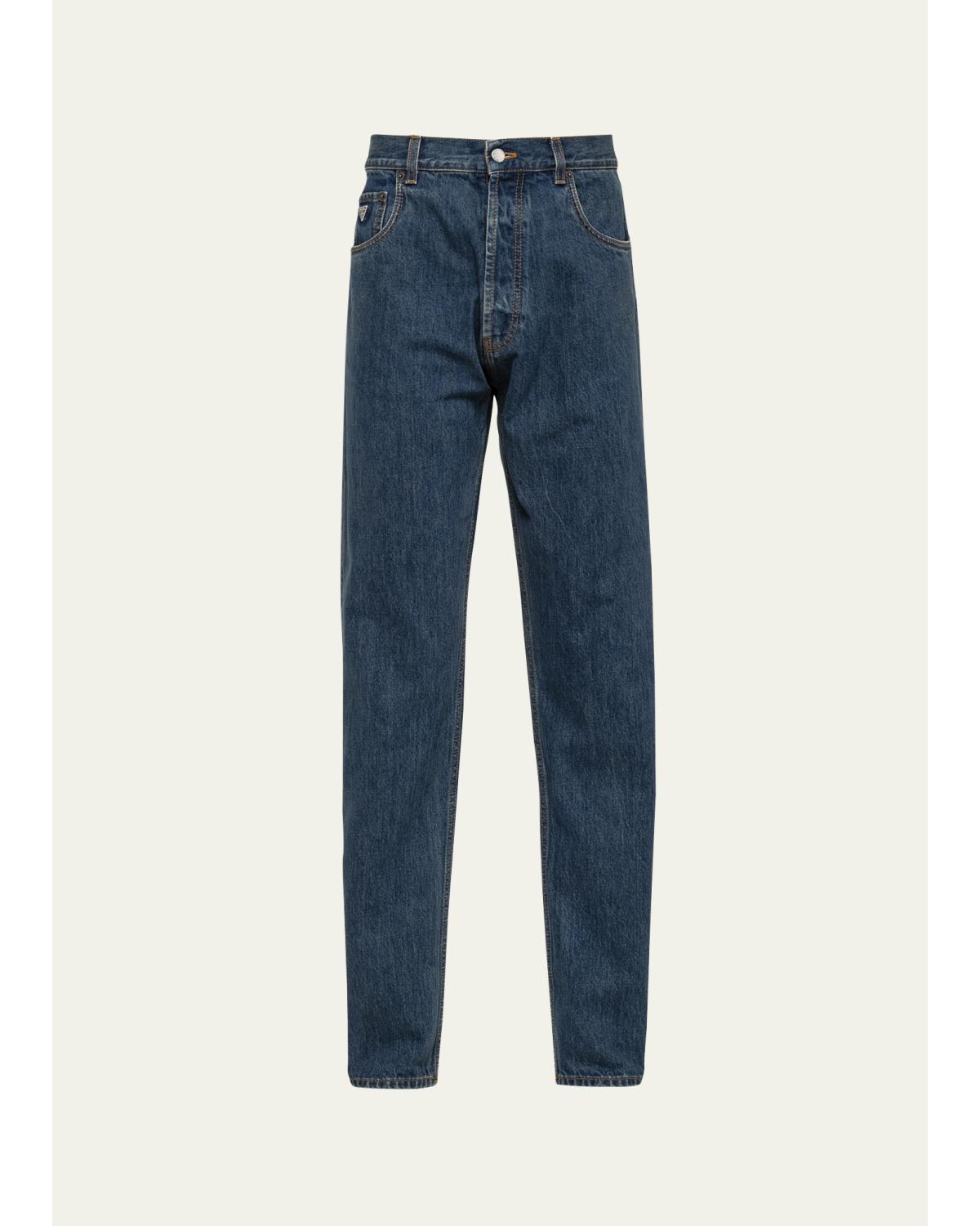 Men'S Relaxed Used-Look Jeans