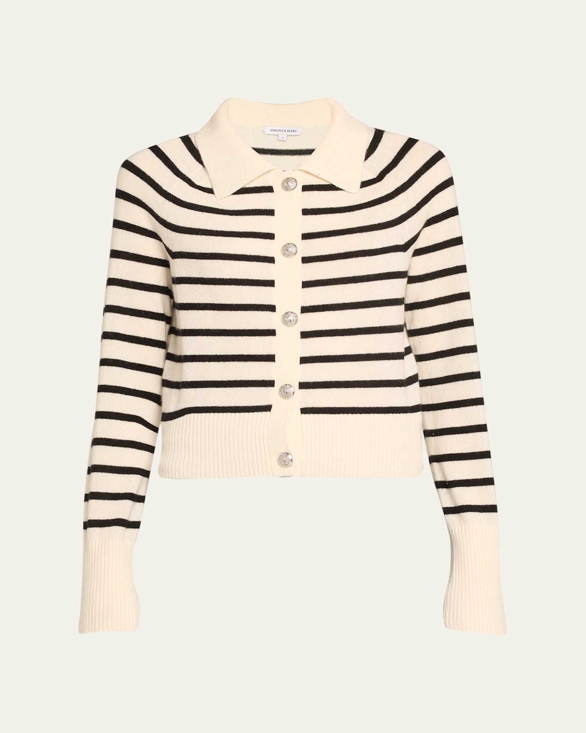 Cheshire Striped Cashmere Cardigan