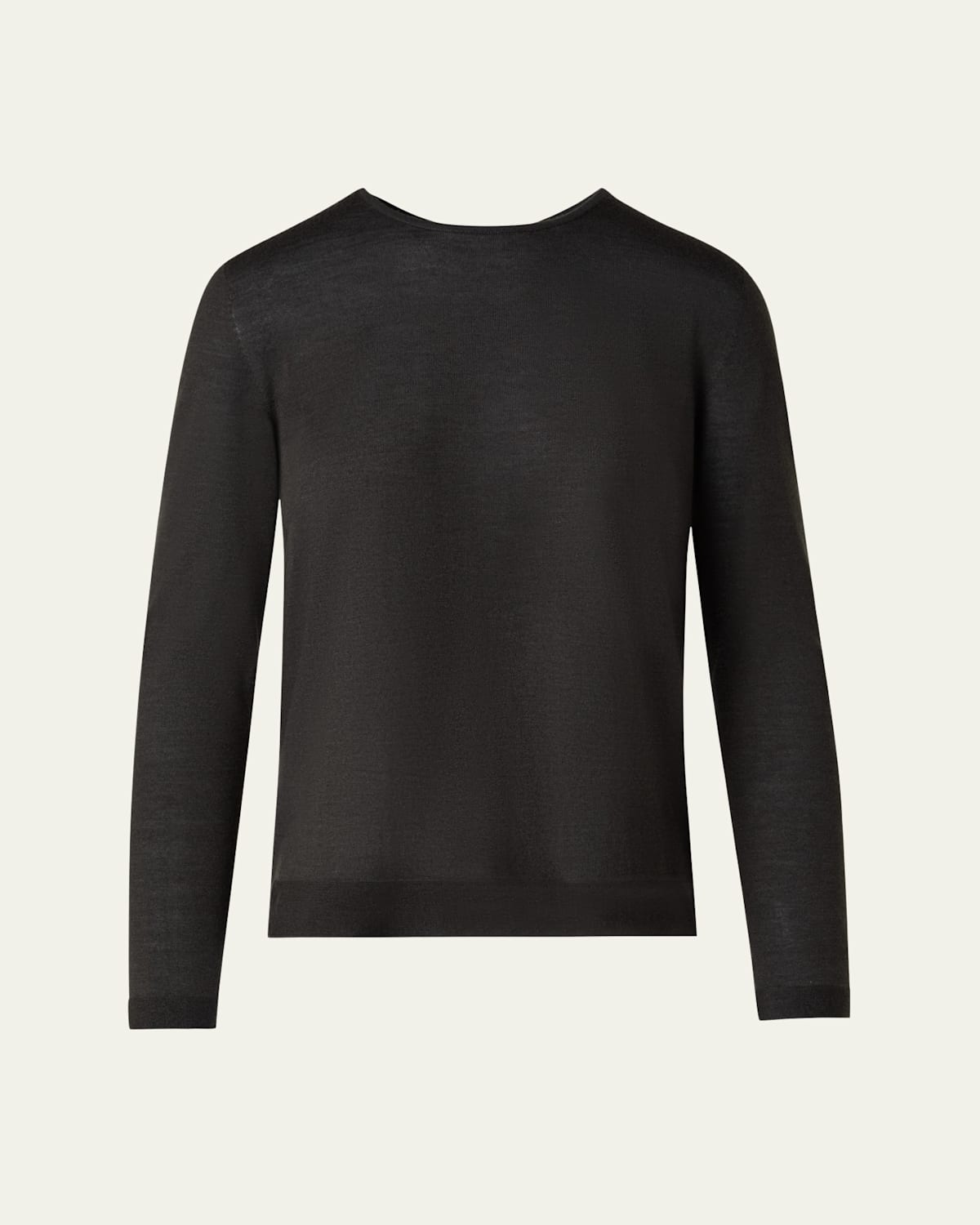 Cashmere-Silk Fine Gauge Knit Sweater
