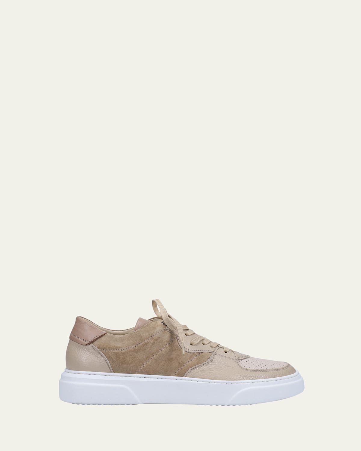 Men's Macklan Suede and Microfiber Low-Top Sneakers