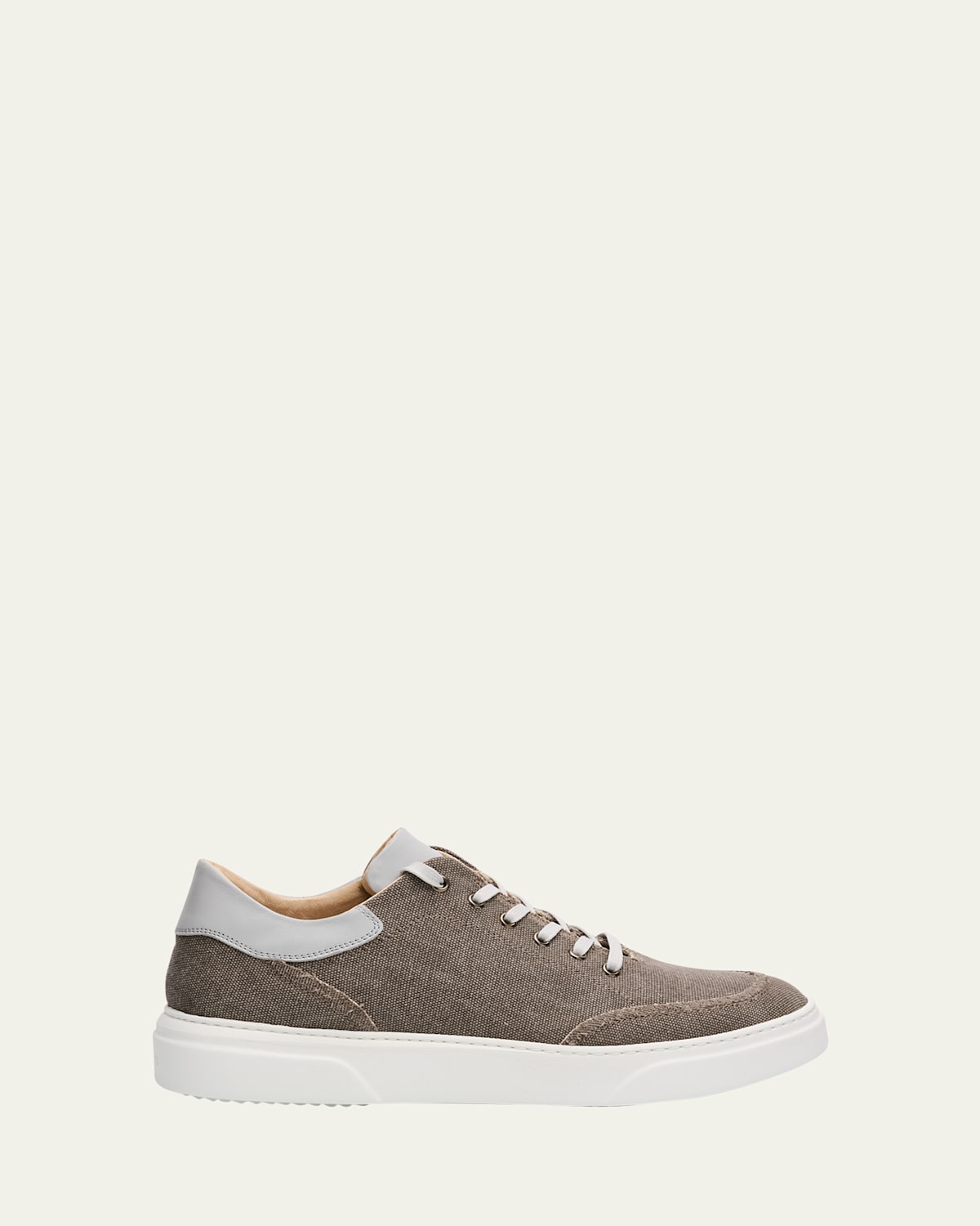 Men's Maverik Weatherproof Denim and Leather Low-Top Sneakers