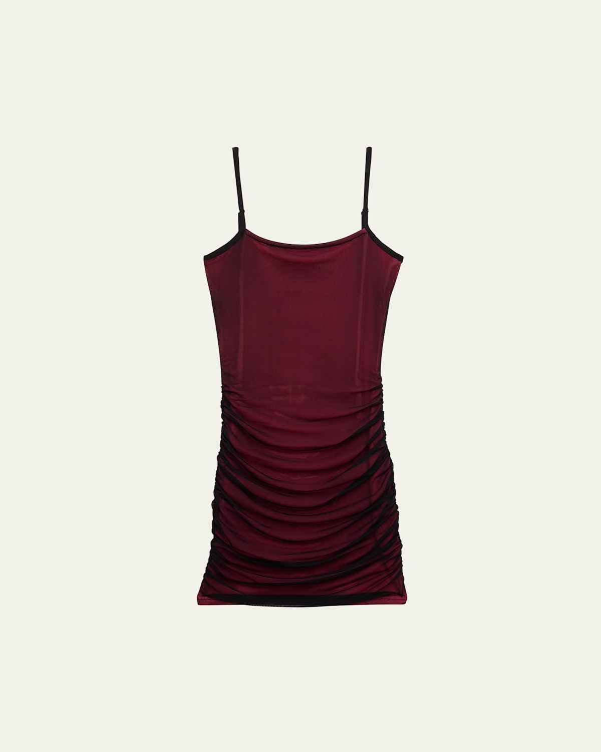 Girl’s Abby Ruched Mesh Dress, Size S-XL