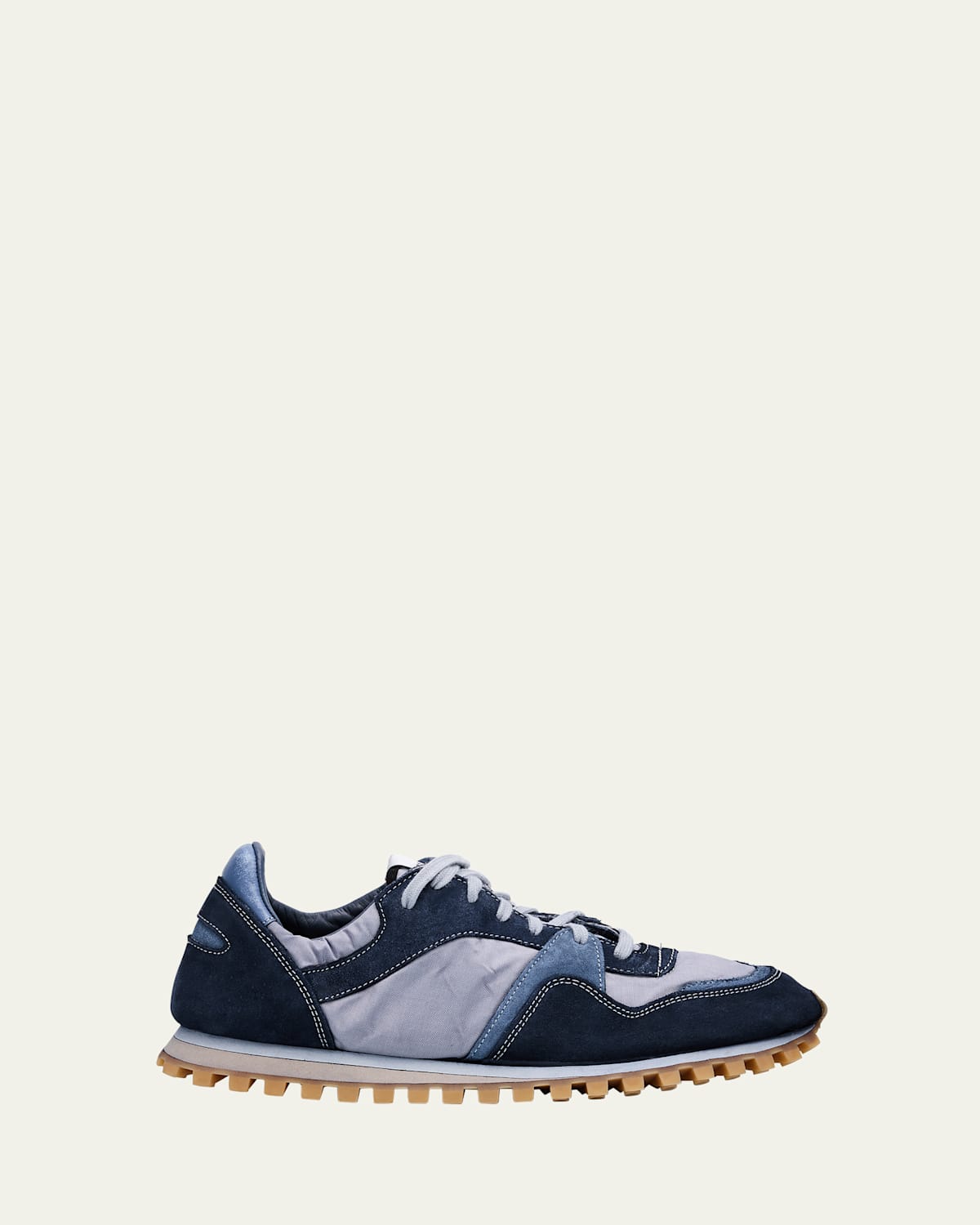Colorblock Suede Runner Sneakers
