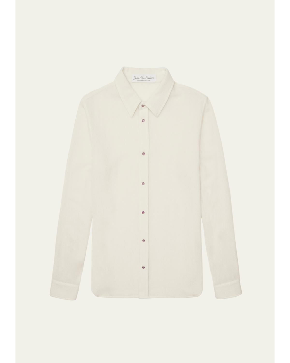 Men'S Cashmere Gauze Sport Shirt