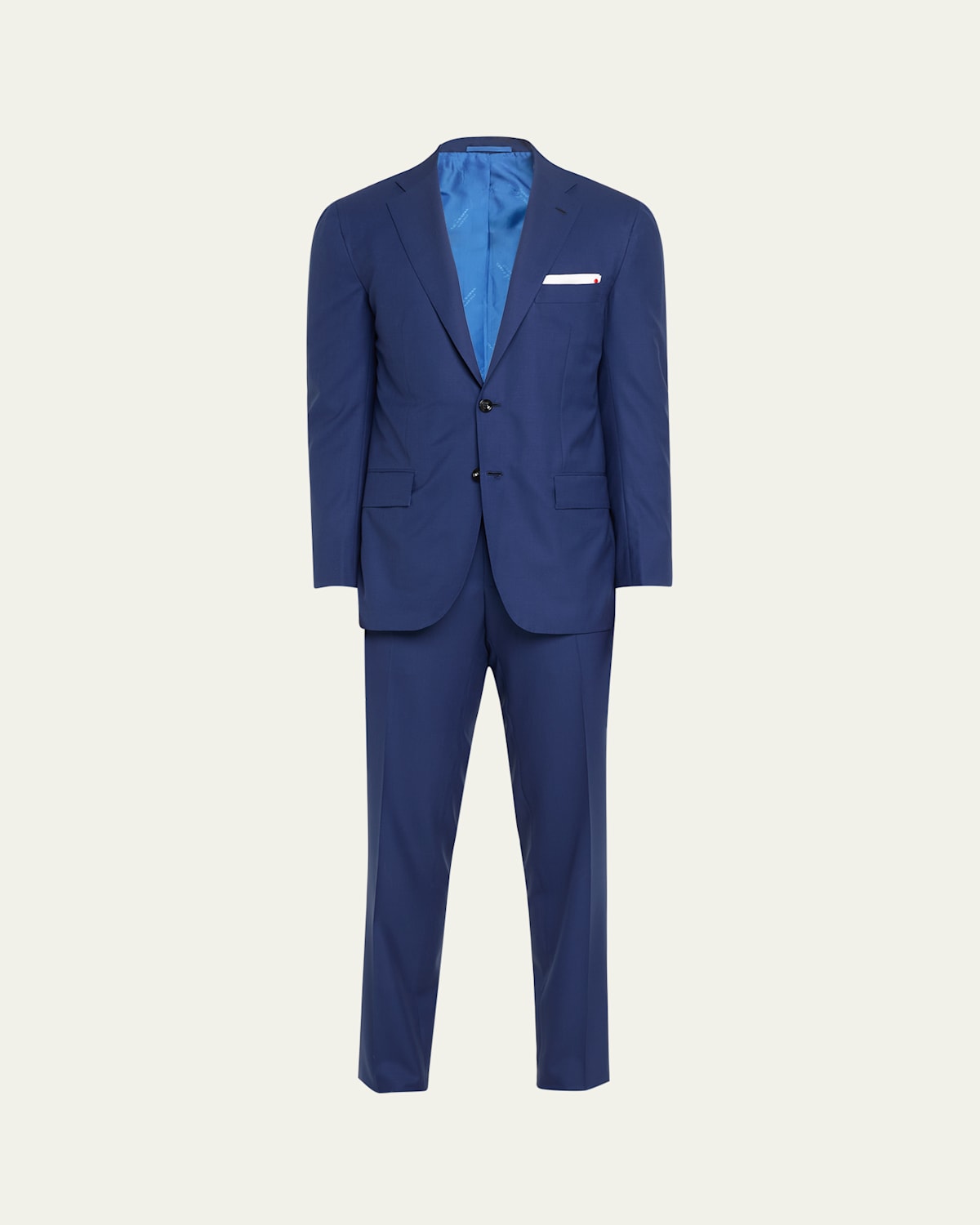 Men's Solid Wool Suit