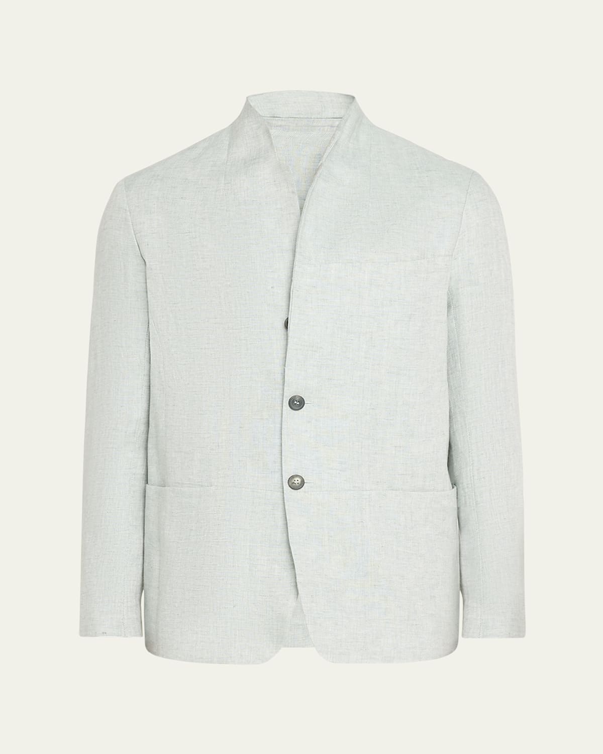 Sease Men's Ellen 2.0 Linen Blazer In Navyblue