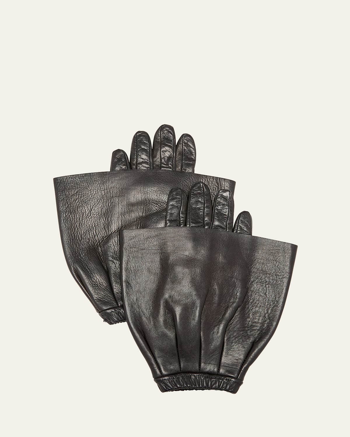 Paula Rowan Molly Leather Gloves With Flared Cuffs
