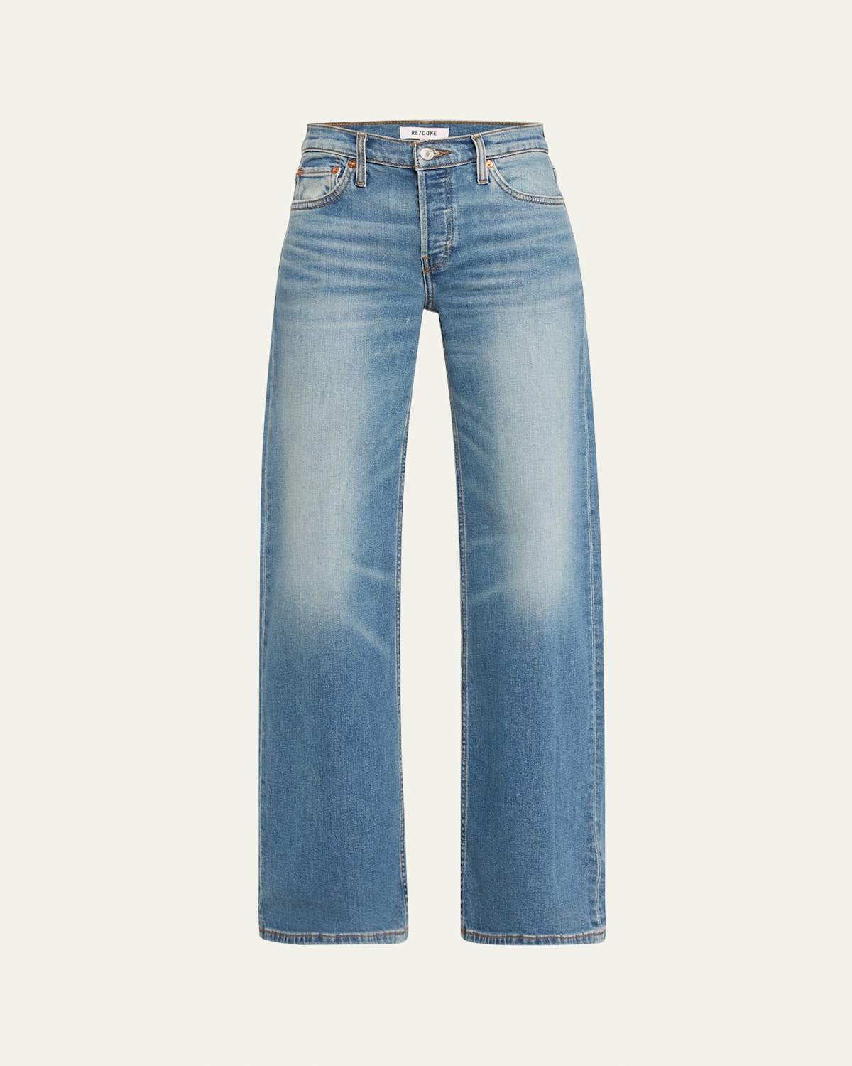 Re/done Mid-rise Wide-leg Jeans In Westcoastf