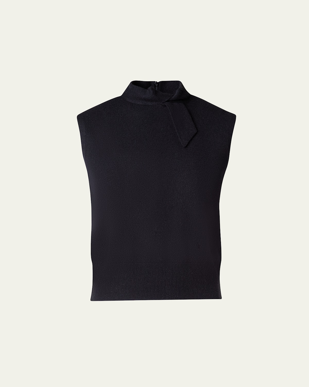 Knotted Cashmere Sleeveless Sweater