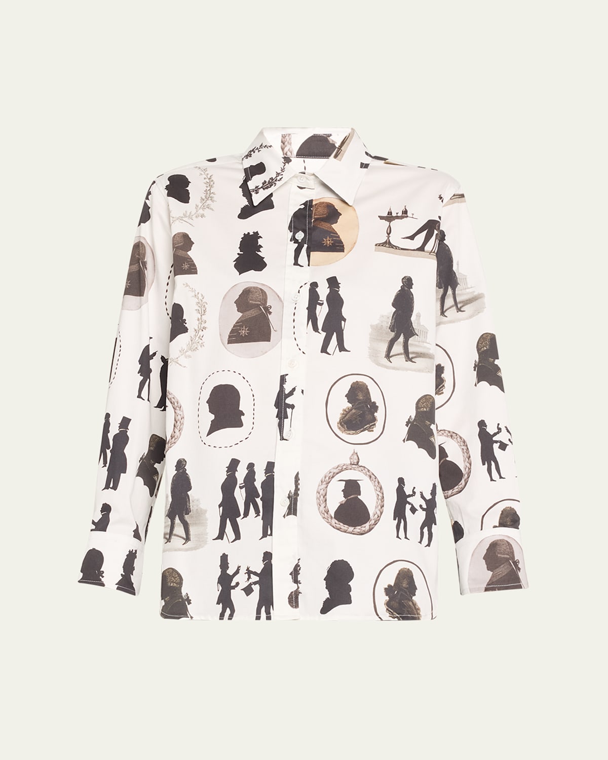 Penn15 Club Printed Button Down New Classic Shirt