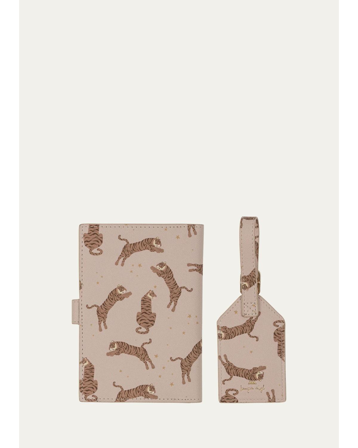 Voyage Passport Case and and Luggage Tag Travel Set
