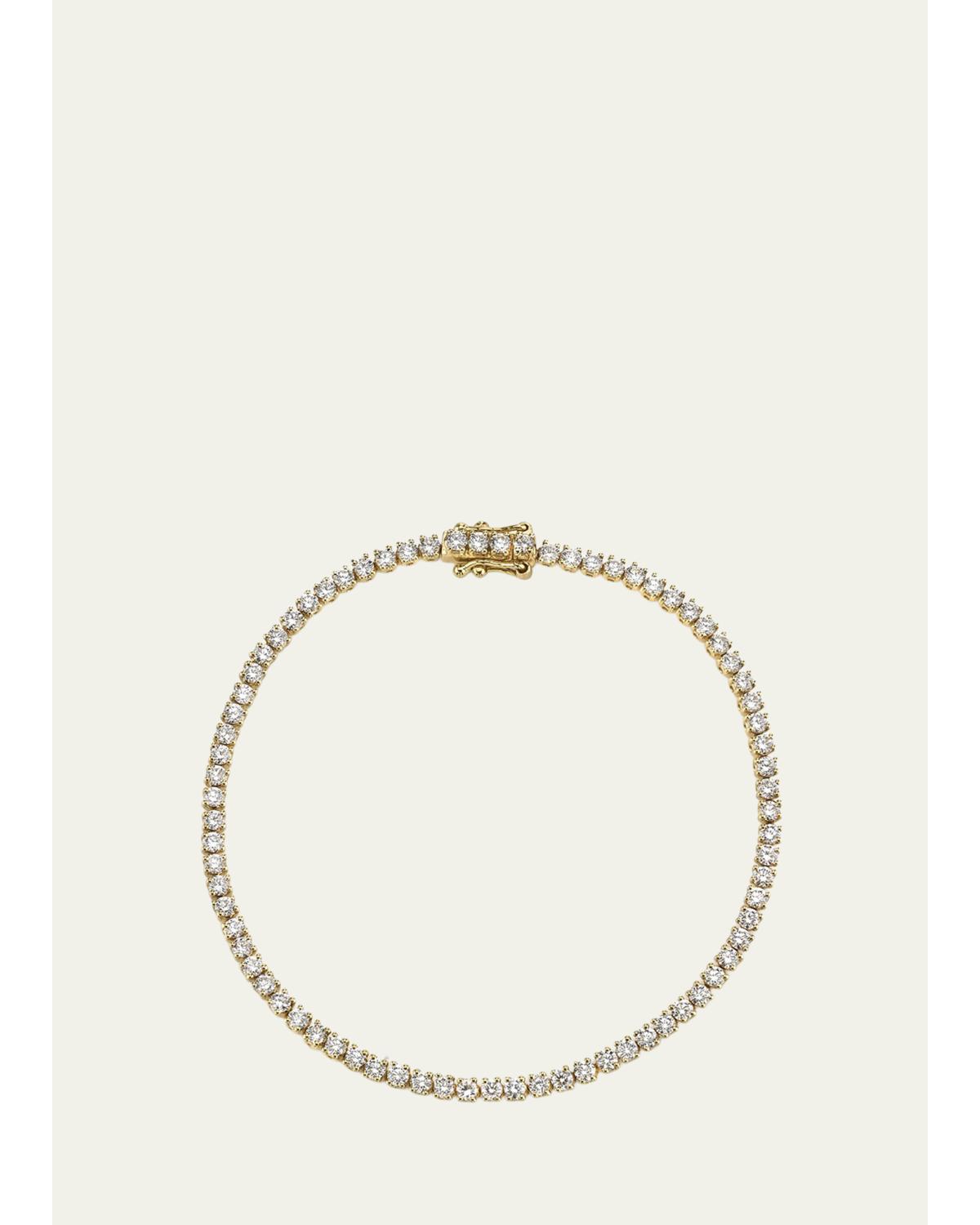18k Yellow Gold Diamond Hepburn Bracelet