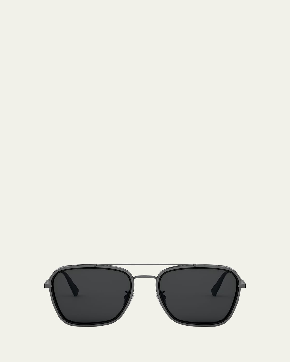 Bvlgari B. Zero1 Square Sunglasses In Shiny Dark Ruth / Smoke Polar
