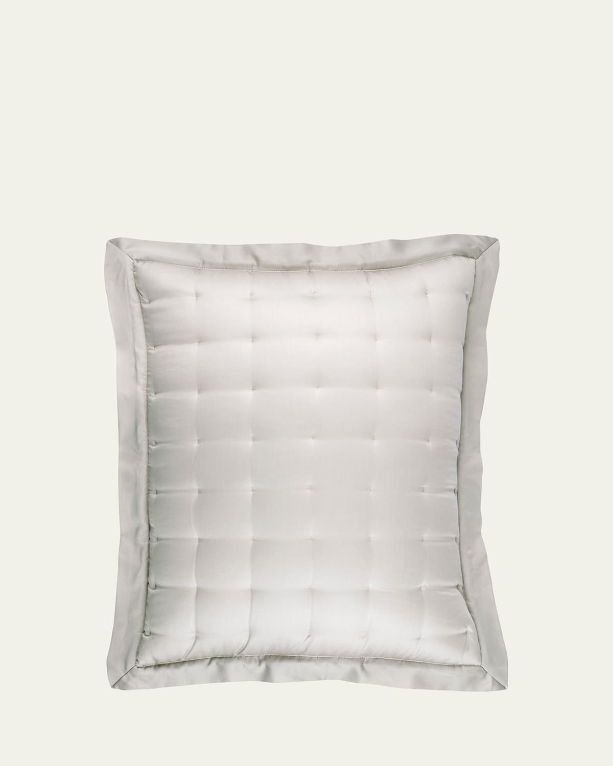 Pine Cone Hill Puff Tencel Standard Sham, Gray