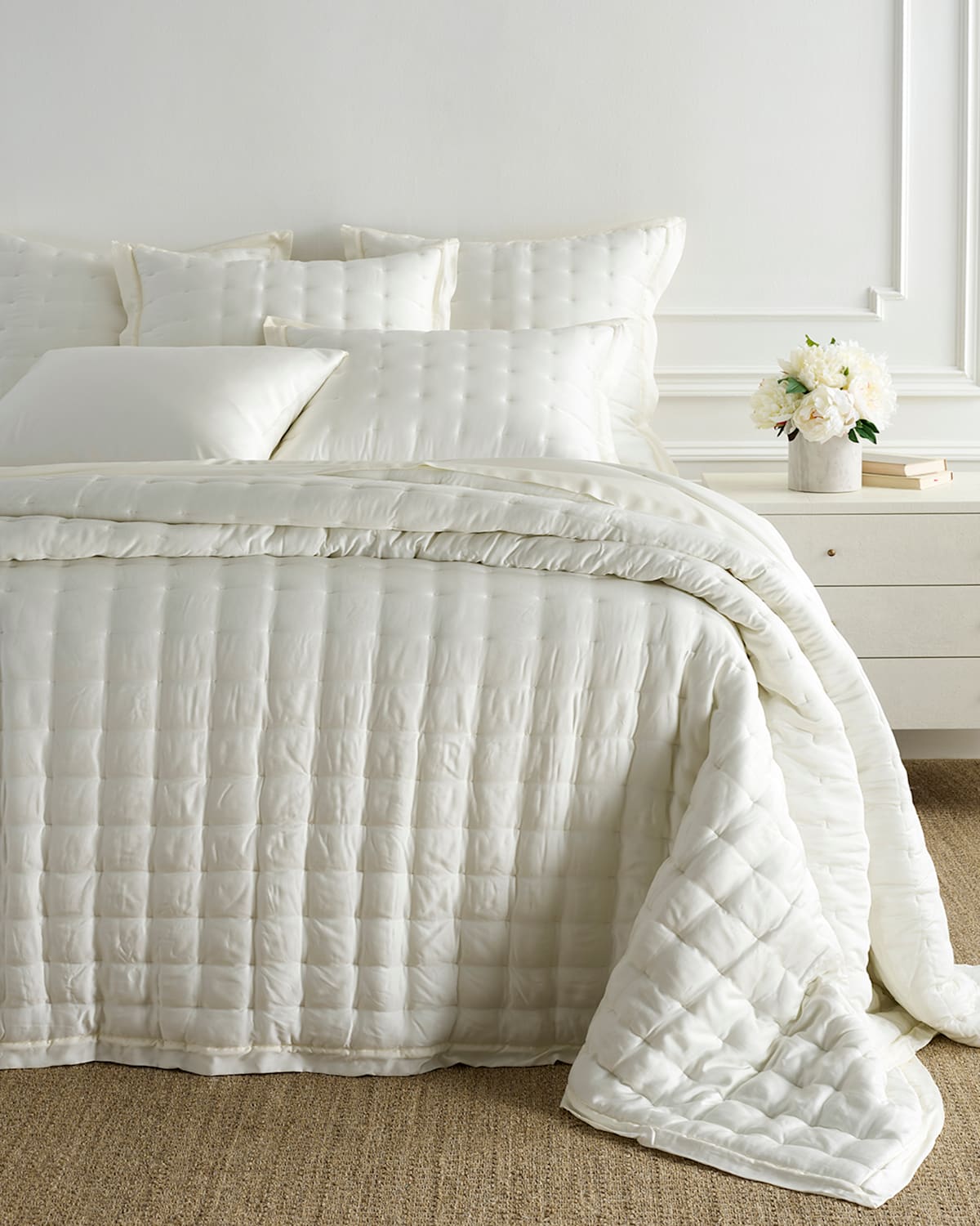 Pine Cone Hill Puff Tencel King Euro Sham,