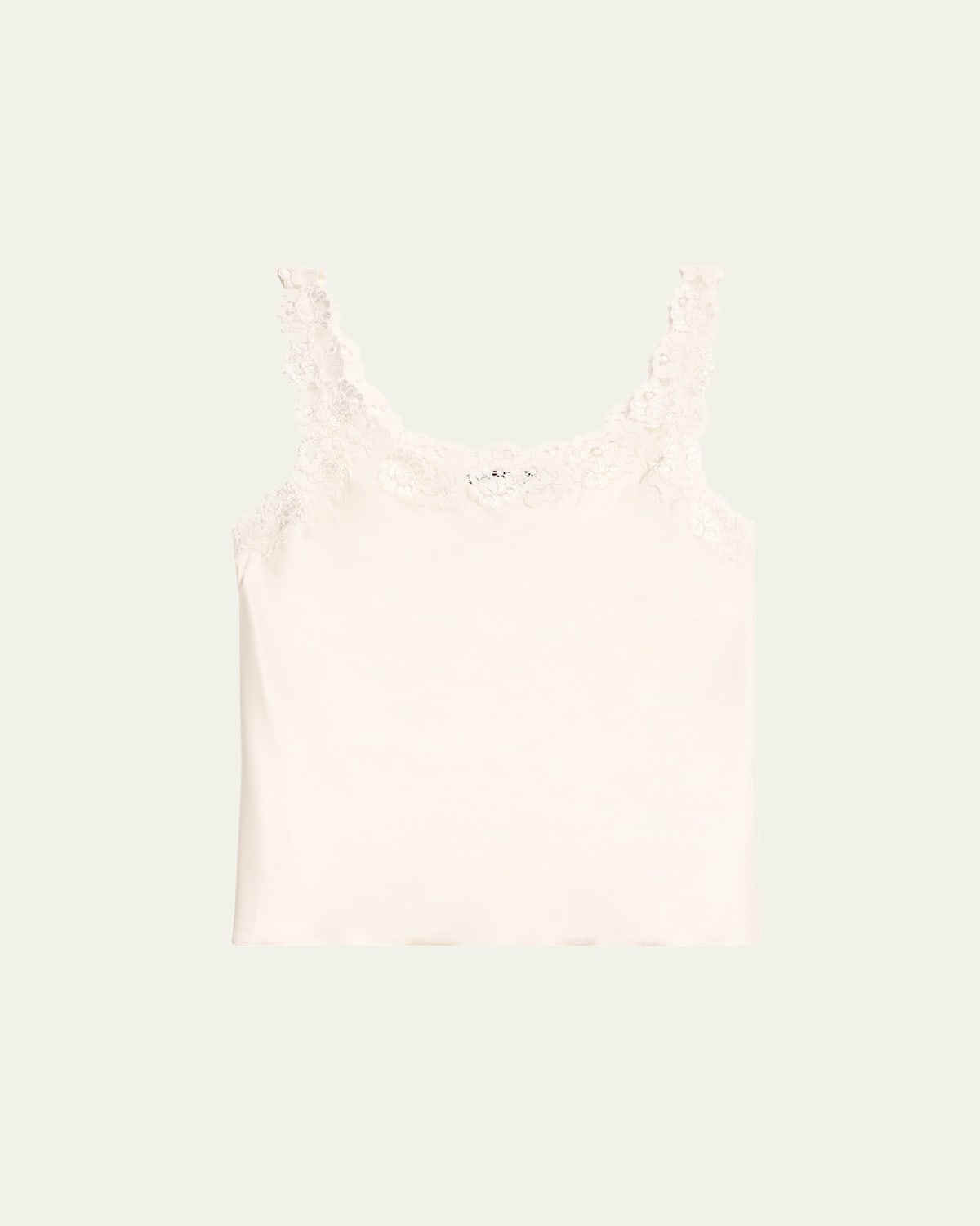 V-Neck Floral Lace Tank