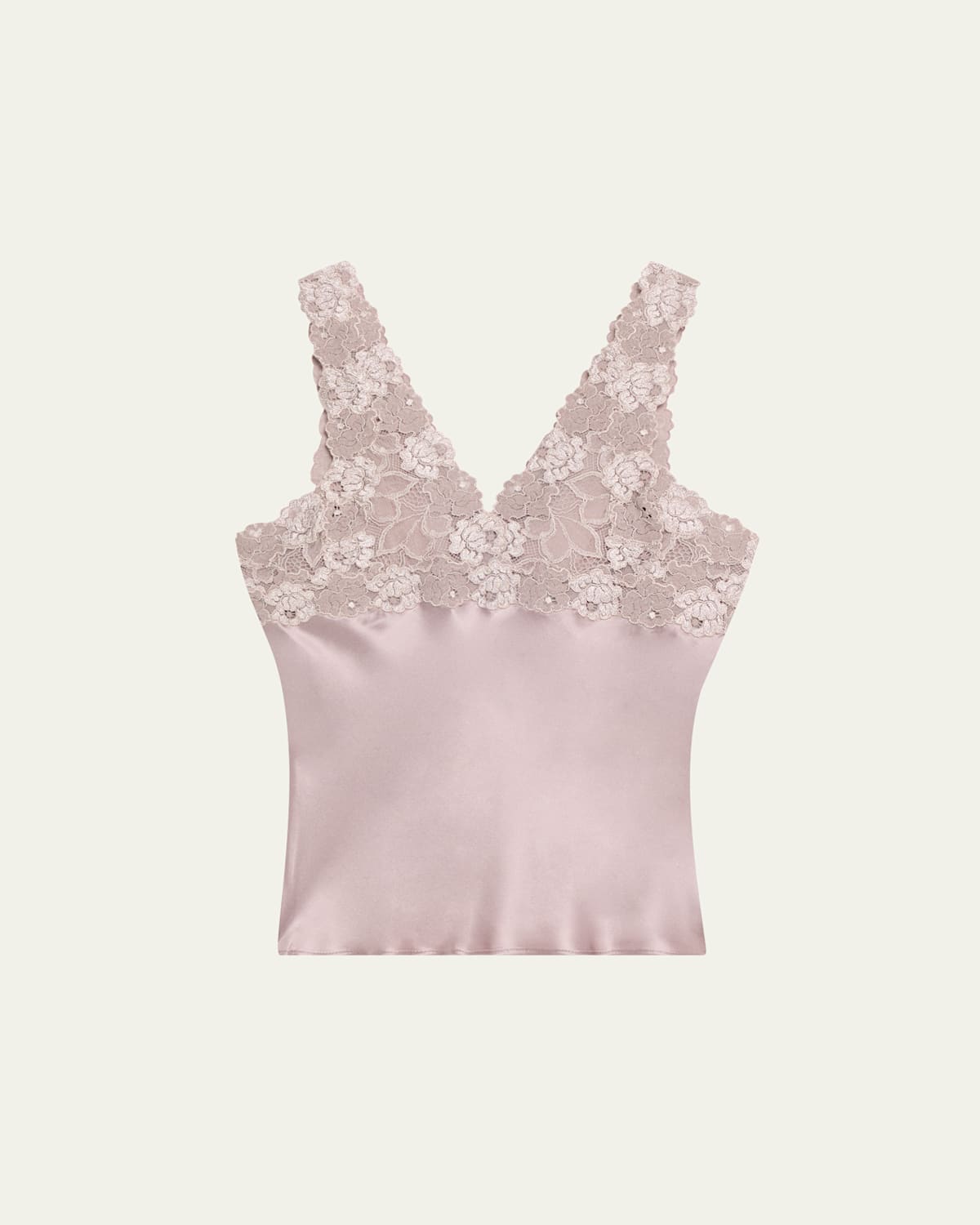 V-Neck Floral Lace Tank