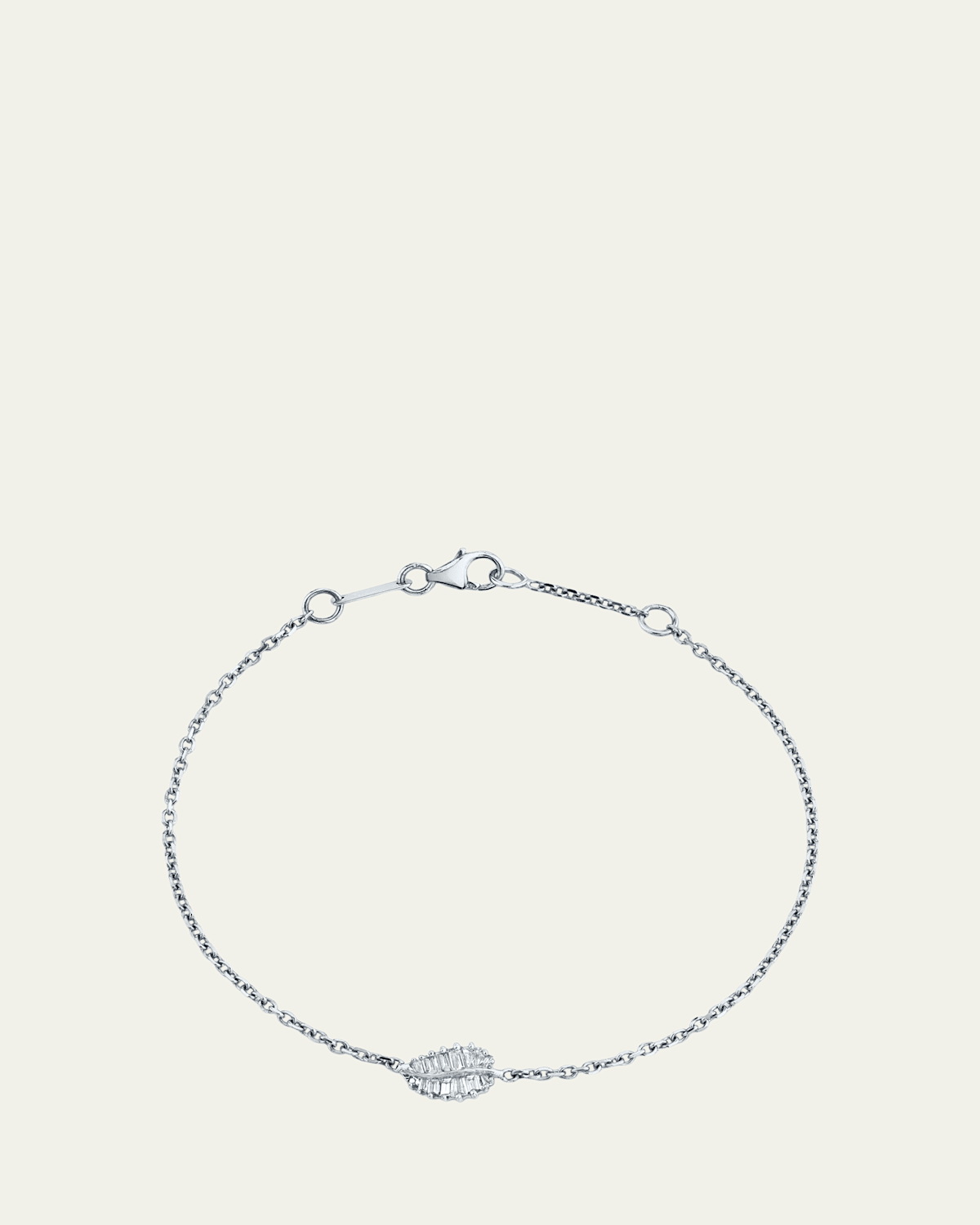 Anita Ko 18k White Gold Small Palm Leaf Bracelet | Thumbnail 4