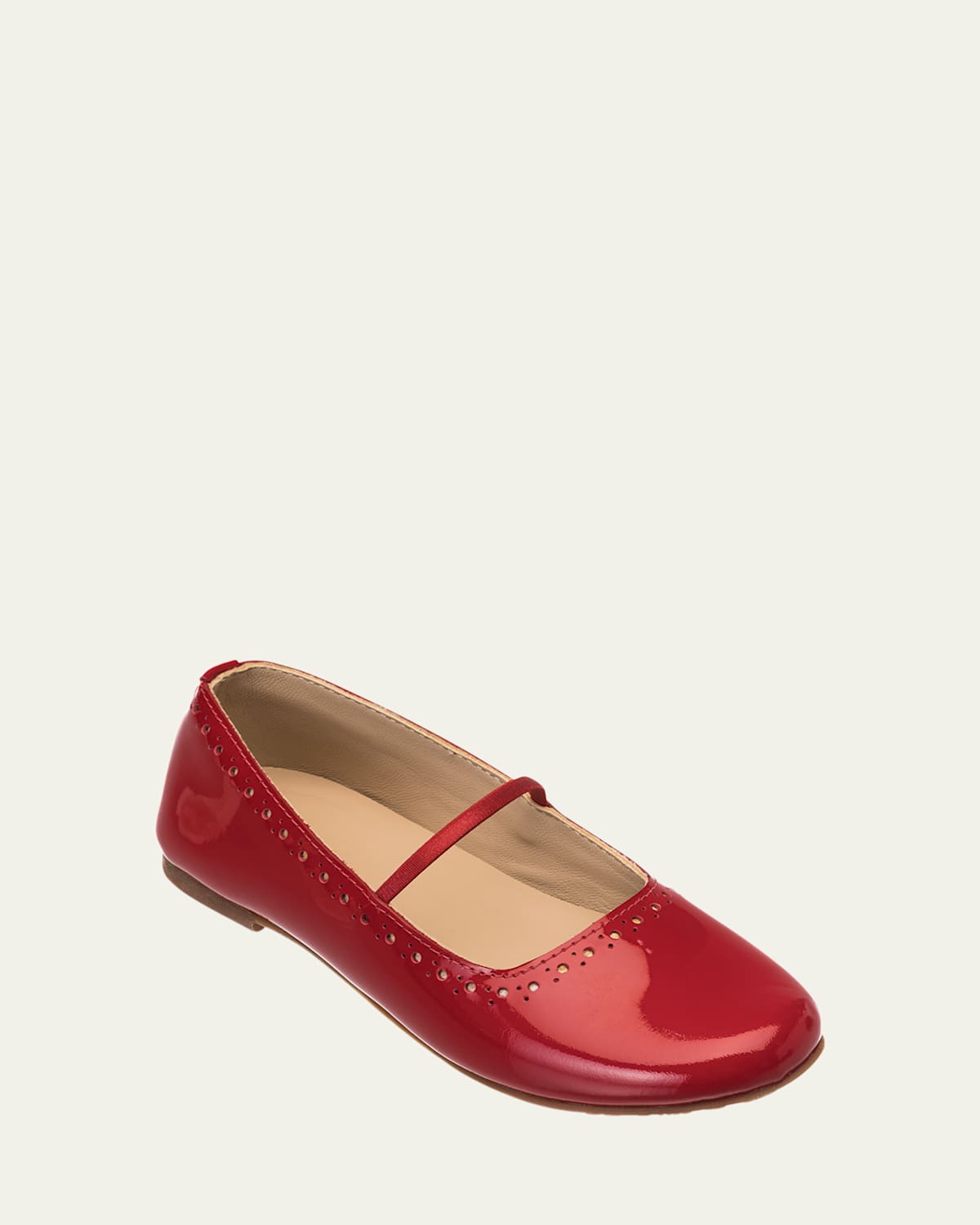 Elephantito Kids' Sasha Ballet Flat In Red