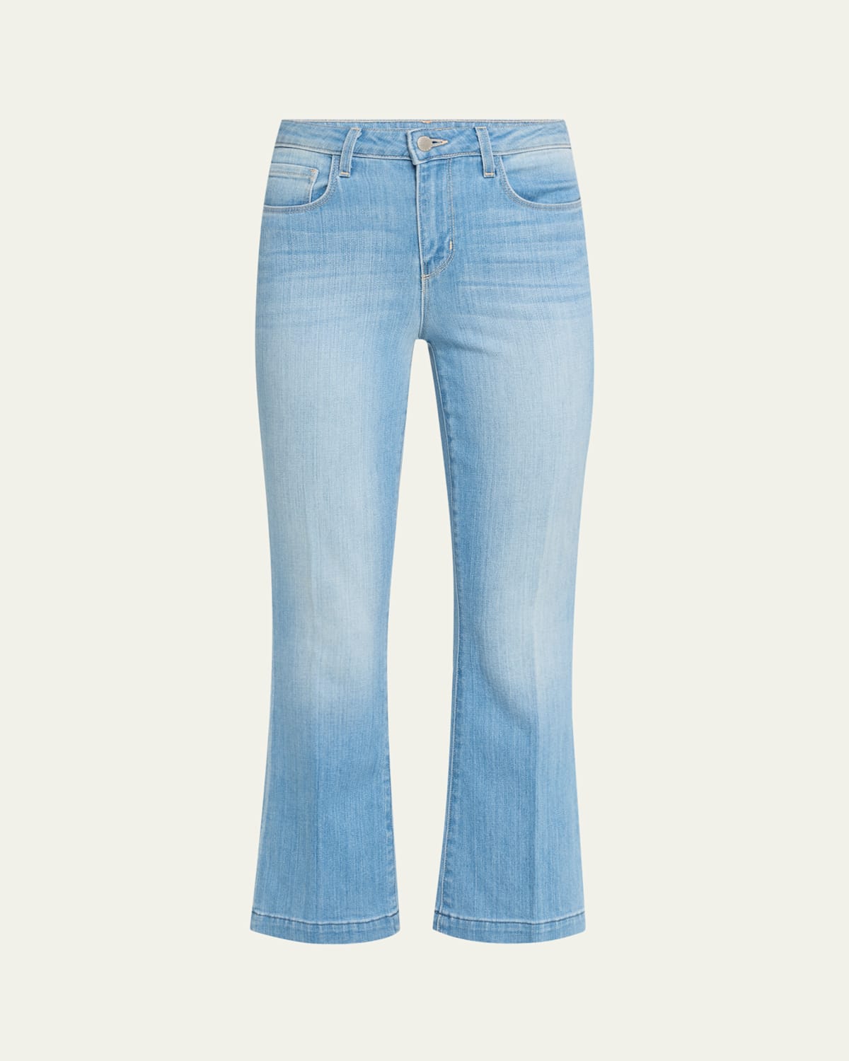 Shop L Agence Ali High-rise Slim Flare Jeans In Amherst