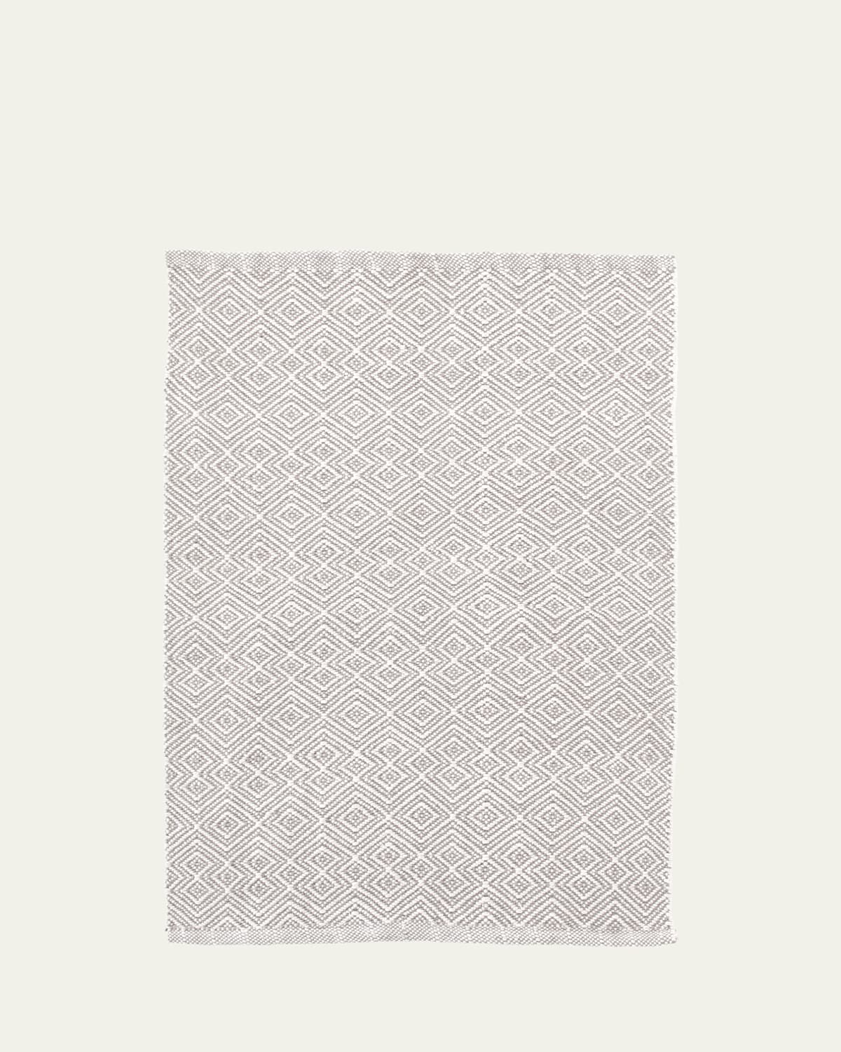 Annie Selke Annabelle Grey Handwoven Indoor/outdoor Rug, 5' X 8' In Grey
