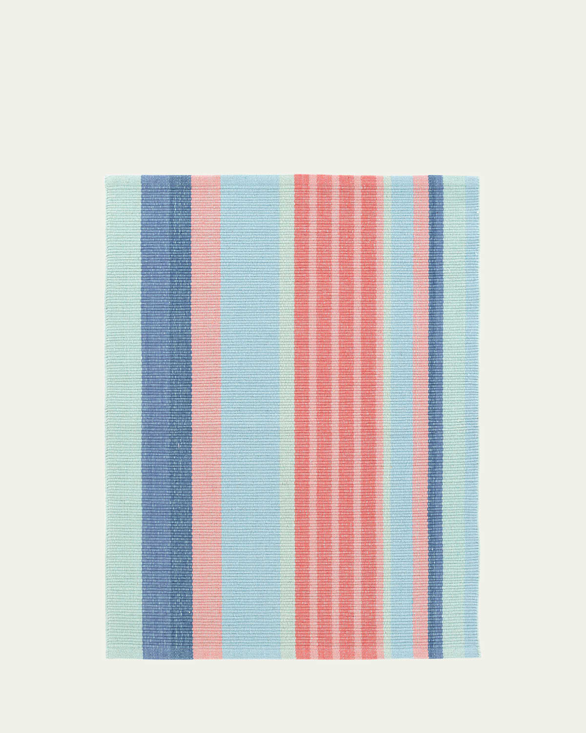 Annie Selke Aruba Stripe Handwoven Cotton Rug, 3' X 12'